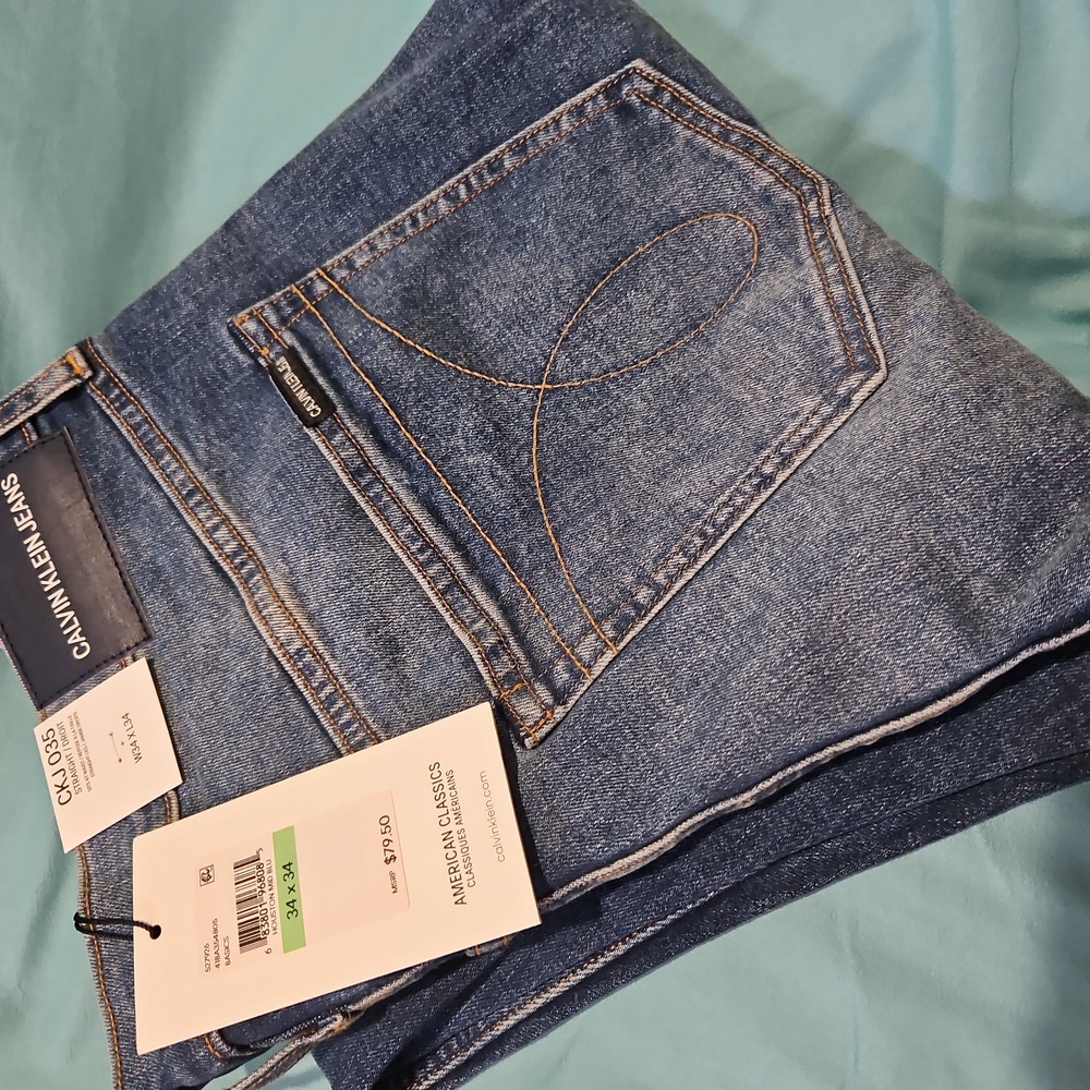 Men's Calvin Klein straight cut jeans